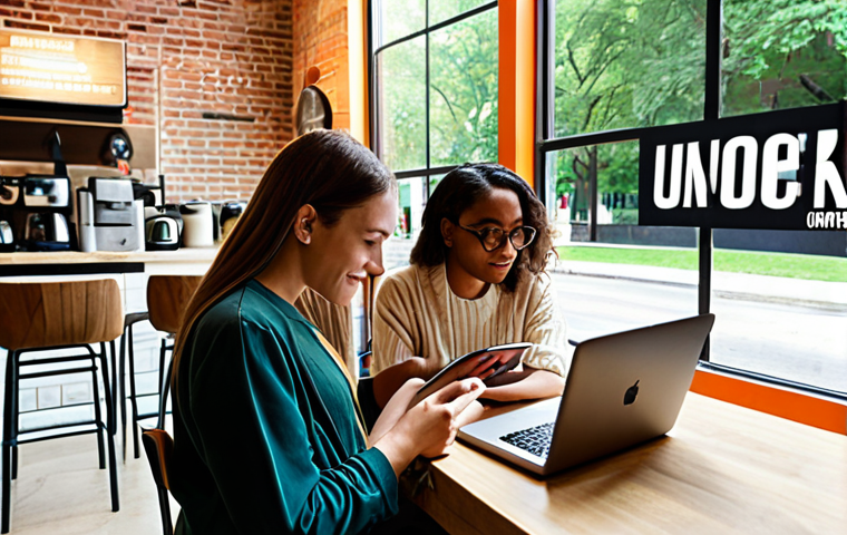 **
A diverse group of people working on laptops, tablets, and notebooks in various locations (coffee shop, home office, park), visually representing different side hustles (online tutoring, digital product design, social media management). The image should convey a sense of flexibility, creativity, and entrepreneurial spirit. Overlaid text: "Unlock Your Potential: Find Your Side Hustle."
**