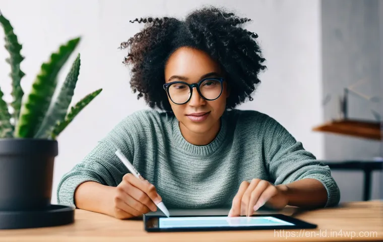 부업을 위한 필수 교육 과정 - **Prompt:** A focused young adult, 25-35 years old, of diverse ethnicity, with a determined yet opti...