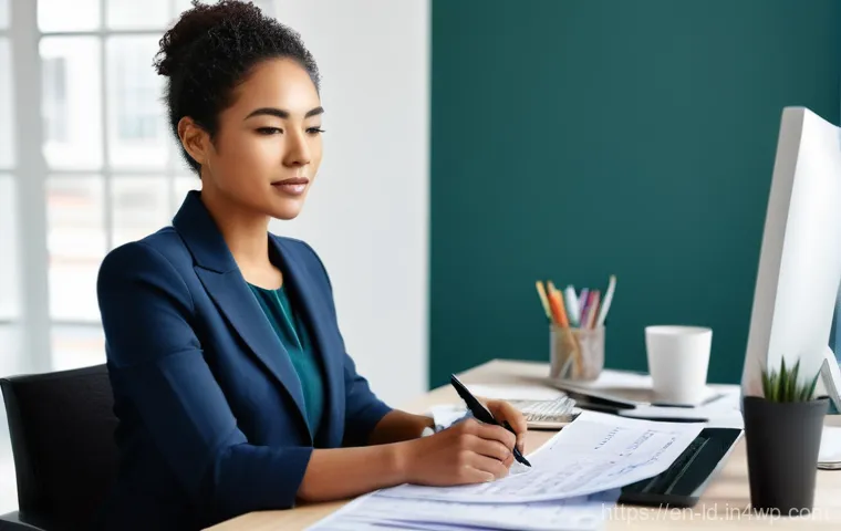 부업을 위한 필수 교육 과정 - **Prompt:** A creative individual, 28-40 years old, of diverse ethnicity, wearing comfortable yet ch...