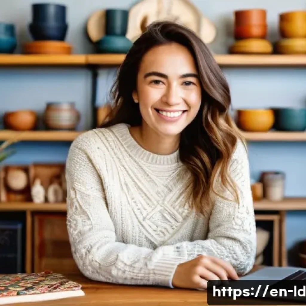 부업 시장의 소비자 행동 분석 - **Prompt 1: Empowered Creator in a Cozy Studio**
    "A vibrant, high-detail image of a young woman,...